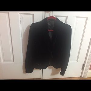 MARC JACOBS BLACK VELOUR BLAZER